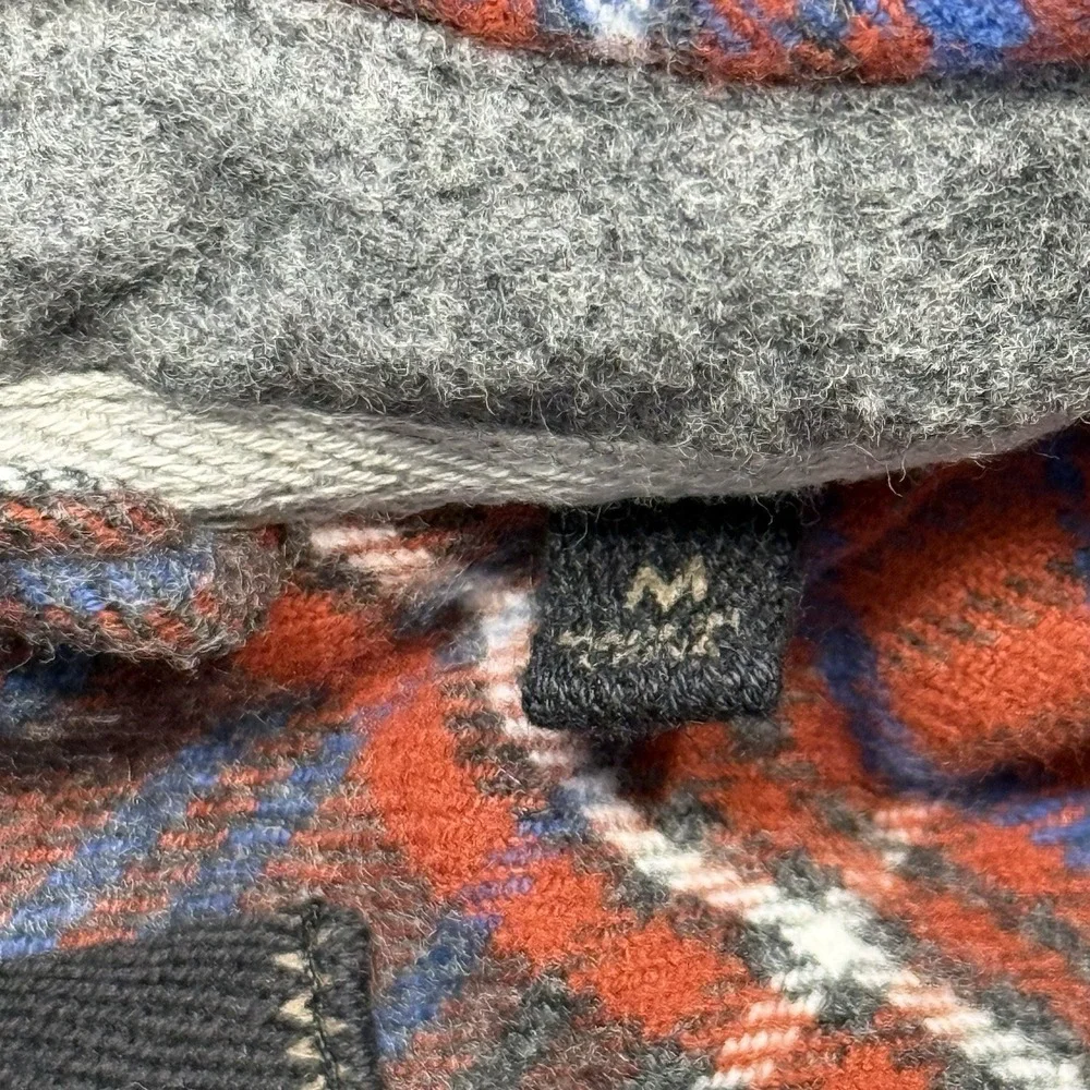 Dakota Grizzly Riley Flannel Shirt In Crimson Size Medium - Picture 11 of 13